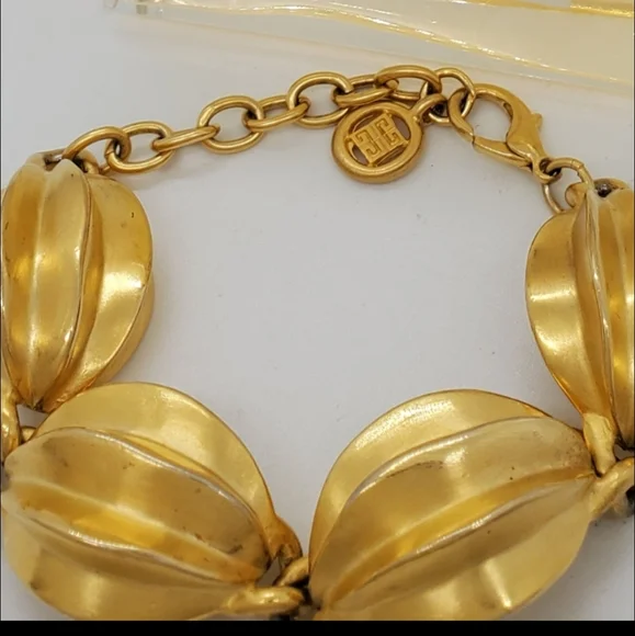Vintage Givenchy Signed Rare Chunky Bracelet
